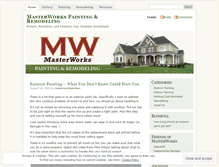Tablet Screenshot of masterworkspaintingandremodeling.wordpress.com