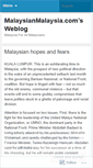 Mobile Screenshot of malaysianmalaysia.wordpress.com