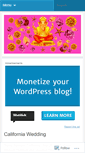 Mobile Screenshot of californiawedding.wordpress.com