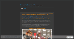 Desktop Screenshot of freemoviesstreamingonline.wordpress.com