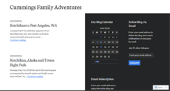 Desktop Screenshot of cummingsfamilyadventures.wordpress.com