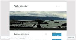 Desktop Screenshot of pacificmisc.wordpress.com