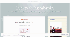 Desktop Screenshot of luckty.wordpress.com