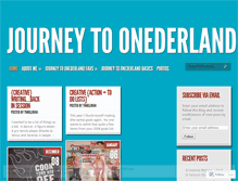 Tablet Screenshot of journeytoonederland.wordpress.com