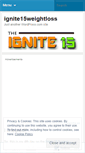 Mobile Screenshot of ignite15weightloss.wordpress.com