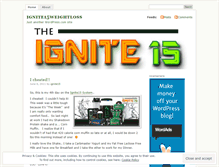 Tablet Screenshot of ignite15weightloss.wordpress.com