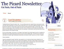 Tablet Screenshot of picardnewsletter.wordpress.com