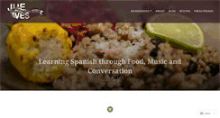 Desktop Screenshot of juevesalamesa.wordpress.com