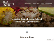 Tablet Screenshot of juevesalamesa.wordpress.com