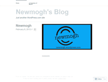 Tablet Screenshot of newmogh.wordpress.com