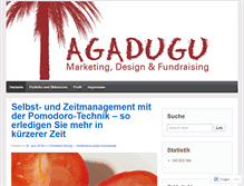 Tablet Screenshot of agadugu.wordpress.com