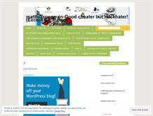 Tablet Screenshot of matthiaspenguin.wordpress.com