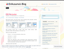 Tablet Screenshot of enikusuma.wordpress.com