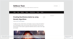 Desktop Screenshot of geneura.wordpress.com