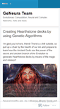 Mobile Screenshot of geneura.wordpress.com