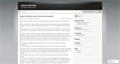 Desktop Screenshot of amadeobarletta.wordpress.com