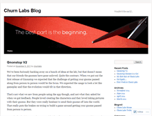 Tablet Screenshot of churnlabs.wordpress.com
