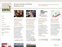 Tablet Screenshot of espru.wordpress.com