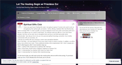 Desktop Screenshot of priestessesi.wordpress.com