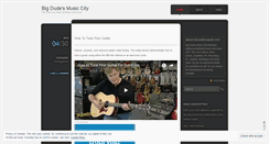 Desktop Screenshot of bigdudesmusic.wordpress.com