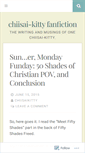 Mobile Screenshot of chiisaikitty.wordpress.com