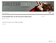 Tablet Screenshot of christiancontiphotography.wordpress.com