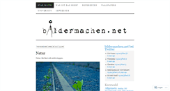 Desktop Screenshot of bildermachen.wordpress.com