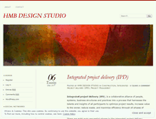 Tablet Screenshot of hmbdesignstudio.wordpress.com