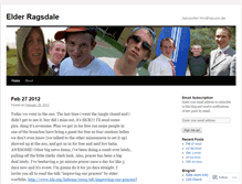 Tablet Screenshot of clarkragsdale.wordpress.com