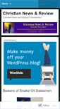 Mobile Screenshot of christiannewsreview.wordpress.com