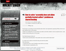 Tablet Screenshot of malkitsinghonline.wordpress.com