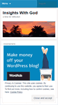 Mobile Screenshot of insightswithgod.wordpress.com