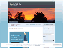 Tablet Screenshot of insightswithgod.wordpress.com