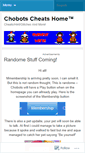 Mobile Screenshot of chobotsworld.wordpress.com