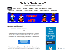 Tablet Screenshot of chobotsworld.wordpress.com