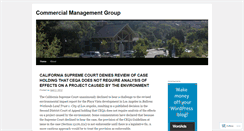 Desktop Screenshot of commercialmg.wordpress.com