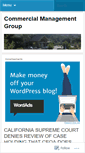 Mobile Screenshot of commercialmg.wordpress.com