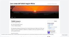 Desktop Screenshot of futinalice.wordpress.com
