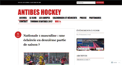 Desktop Screenshot of antibeshockey.wordpress.com