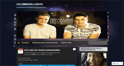Desktop Screenshot of colombiavallenato.wordpress.com