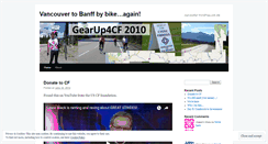 Desktop Screenshot of gearup4cf2010.wordpress.com