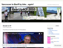 Tablet Screenshot of gearup4cf2010.wordpress.com