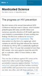 Mobile Screenshot of masticatedscience.wordpress.com