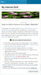 Mobile Screenshot of myinternetstuff.wordpress.com