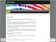 Tablet Screenshot of ignitewear.wordpress.com