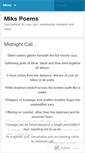 Mobile Screenshot of mikspoems.wordpress.com