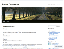 Tablet Screenshot of freecovenanter.wordpress.com