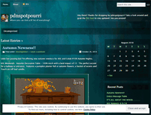 Tablet Screenshot of pdnspotpourri.wordpress.com