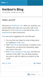 Mobile Screenshot of haribon2007.wordpress.com