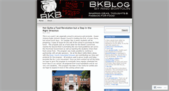 Desktop Screenshot of bkbrino.wordpress.com